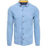 DStreet Men's blue shirt DX2250 Cene