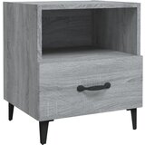 Furnova Nočna omarica siva sonoma konstruiran les, (21926167) | Shoptok.si