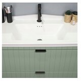Hanah home Kupatilski ormarić sa umivaonikom i ogledalom (2 komada) Noble 80 Mint | Eponuda.com