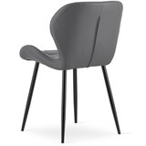 Mango stolica - siva eko koža / crne noge x 4 | shoptok.hr