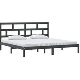  Okvir za krevet od masivne borovine crni 200 x 200 cm | Eponuda.ba