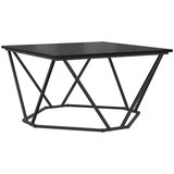 Kava Stol Crni hrast 80 x 80 x 45 cm Inženjerska drva i čelik | Eponuda.com