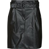 Vila VICHOOSY HW COATED SKIRT Crna Cijene