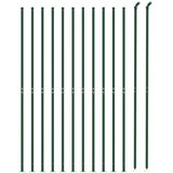  Ograda od žičane mreže s prirubnicom zelena 1,6 x 25 m | shoptok.hr