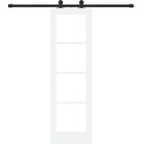  Klizna vrata ORKDAL 61 x 198,5 cm Masivna borovina i staklo | shoptok.hr