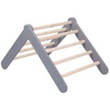 MeowBaby Siv borovničev trikotnik 60x60x60 cm Montessori - | Shoptok.si