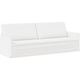 SOFA za 3 osobe Bijela 220 x 81 x 82 cm Tkanina Slike