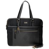 Torba za laptop LANA El Potro | crna | sintetika - eko koža