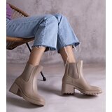 Gemre Beige heeled wellington boots Surien | Eponuda.ba