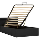 The Living Store Dvižni posteljni okvir LED temno sivo blago 90x200 cm - Posteljni Okvir, (21531272) | Shoptok.si