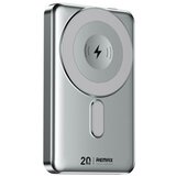 Remax CX-2 15W magnetic,10000mAh,Wireless Power Bank with Built-in Stand silver Cene