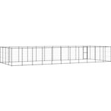 vidaXL vanjski kavez za pse čelični 53,24 m² | shoptok.hr