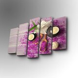 Wallity 5PUC-115 multicolor decorative canvas painting (5 pieces) Cene