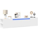vidaXL Zidni TV ormarić s LED svjetlima bijeli 180 x 31 x 39,5 cm Cijene
