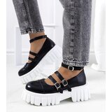 Gemre Black lace-up shoes with tractor sole Jonell | Shoptok.si