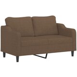  2-dijelni set sofa s jastucima smeđi od tkanine | shoptok.hr
