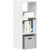 vidaXL Polica za knjige s mogućno&scaron;ću slaganja bijela 30x30x80 cm cijene
