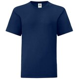 Fruit Of The Loom Navy blue children's t-shirt in combed cotton Cene