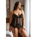 Ženski set babydoll i gaćice Tbbaw26Cs00007, Crni