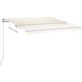  Automatska tenda na uvlačenje sa stupovima 3 x 2 5 m krem | shoptok.hr