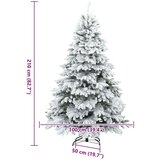vidaXL Umestno božično drevo med 300 LED Zelena 210 cm PE in PVC | Shoptok.si