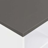 vidaXL Barski stol bijeli i antracit sivi 60 x 60 x 110 cm | shoptok.hr