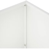  Vrtna saksija Bijela 60 x 30 x 50 cm Čelična vrata | shoptok.hr
