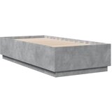  The Living Store Posteljni okvir betonsko siv 90x200 cm inženirski les - Posteljni Okvir, (21497986) | Shoptok.si