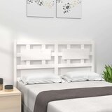  Uzglavlje za krevet bijelo 205 5x4x100 cm od masivne borovine Cijene