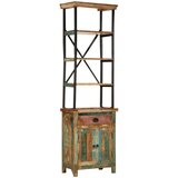  Visoka komoda 55 x 30 x 180 cm od masivnog obnovljenog drva | shoptok.hr