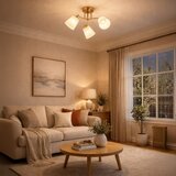  plafonski luster pafos 3xE27/15W/230V zlatni | Eponuda.com
