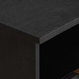  Noćni ormarić crni 40 x 33 x 46 cm konstruirano drvo | shoptok.hr