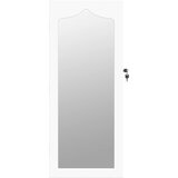  Zidni ormarić za nakit s ogledalom bijeli 37,5 x 10 x 90 cm | shoptok.hr