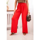 Kesi Włoski Muslin pants with a wide leg red | shoptok.hr