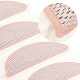 vidaXL Samolepilne preproge za stopnice sisal 15 kosov 65x25 cm rdeče Cene