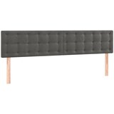  LED uzglavlje tamnosivo 160x5x78/88 cm baršunasto | shoptok.hr