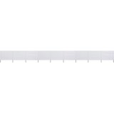 The Living Store 9-delni vetrobran tkanina 1200x160 cm peščeno bel - Vetrobran, (21742771) | Shoptok.si