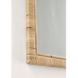 BIZZOTTO Stensko ogledalo z okvirjem iz ratana 50x70 cm Hakima – | Shoptok.si