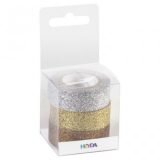 Heyda DECO LJEPLJIVA 15MMX3M GLITTER PK3 HEYDA 20-35843 74 SORTIRANO BLISTER | shoptok.hr
