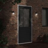 vidaXL Vanjska zidna svjetiljka crna od lijevanog aluminija | shoptok.hr