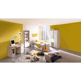 CARRYHOME REGAL 60/190/33 cm bela, hrast sonoma | Shoptok.si