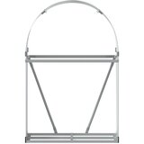  Držač za cjepanice srebrni 80x45x120 cm od pocinčanog čelika | shoptok.hr
