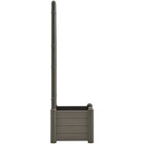  Vrtna sadilica s rešetkom 43 x 43 x 142 cm PP antracit | Eponuda.com