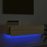TV ormarić s LED svjetlima boja hrasta sonome 60 x 35 x 15 5 cm | shoptok.hr