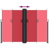  Bočna tenda na uvlačenje crvena 180x1000 cm | shoptok.hr