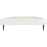  Okvir za krevet visoki sjaj bijeli 75x190 cm konstruirano drvo | shoptok.hr