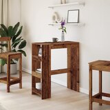  Barski stol s držačima boja staro drvo 90x40x103,5 cm drveni | Eponuda.com