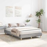  Krevetna konstrukcija Siva Sonoma 193 x 123 x 25 cm | shoptok.hr