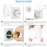 MAXCIO pametno wifi stikalo za rolete združljivo z alexa in google home - 2 kosa odprta embalaža | Shoptok.si