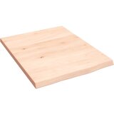 vidaXL Zidna polica 40 x 50 x 2 cm od neobrađene masivne hrastovine Cijene
